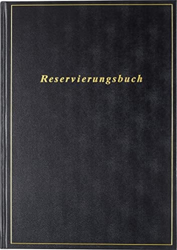rido/idé Reservierungsbuch 2024 1 Seite = 1 Tag A4 schwarz