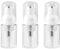 3 Pcs 30 ml Clear Plastic Foam Pump Bottles Soap Foamer Bottle Dispenser Empty Cleanser Bottles Travel Foaming Containers Refillable Cosmetic Pump Dispensers