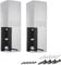 Aokicase Compatible with Bose Lifestyle 650/700 Holder Wall Mount BOSE Lifestyle 650/700 Stand Bracket Accessories with Integrated Cable Management, Speaker Accessories Rack (White) 2 Pieces