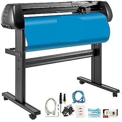 EYESLA 28 Pouces Vinyle Cutter Machine Support au Sol Vinyle Traceur réglable Force Vitesse contrôle numérique Port USB for la Fabrication de Signes