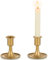 Kerzenständer Gold Kerzenhalter Stabkerzen Metall: Romadedi 2er Set Goldene Stabkerzenhalter Kleine für Hochzeit Party Tischdeko Weihnachten Adventskranz Modern Tisch Deko Wohnzimmer