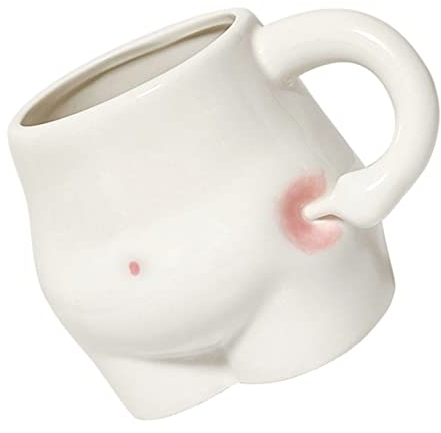 HOMSFOU Tasse à Café Gros Ventre Tasse à Créative Tasse Ventrale Tasse De Boisson Tasse En Porcelaine Tasse De Thé Grosse Tasse Nouveauté Tasses Papa Je Vous Aime Unique Céramique