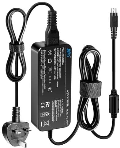 KFD DC 12V 10A 120W Power Supply Adapter for Synology DS1522+ DS1520+ DS923+ DS918+ DS723+ DS916+ DS920+ DS416 DS415+ DS410j DS412 DiskStation Network Storage NAS Server Power Cable 4-pin Charger