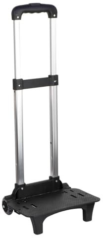 Milageto Carrello per Zaino, Carrello per Bagagli, Asta telescopica Pieghevole compatta a, Carrello con Ruote Carrello Pieghevole per Bambini