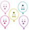 JZK 5X Prinzessinnen-Schmuckset für Mädchen, Kinderschmuck, Spielzeug, Halskette, Ohrringe, Ring, Prinzessinnen-Kostümzubehör für Pyjama-Party, kleine Mädchen-Geburtstagsfeier, Gastgeschenk