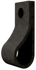 Handles and more - 8 x Ledergriffe für Möbel - Vintage Grau - Größe M 19 cm - inkl. 3 Schraubenfarben - Schrankgriffe Leder - Türgriffe Leder - Ledergriffe für Schuhschrank & Schublade - Schlaufen