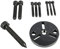 Sweeaau Automotive-Aria Condizionata Compressore Frizione Sucker Remover Estrattore Installatore Kit di riparazione Strumento di smontaggio Manovella-puleggia Strumento di installazione Aria