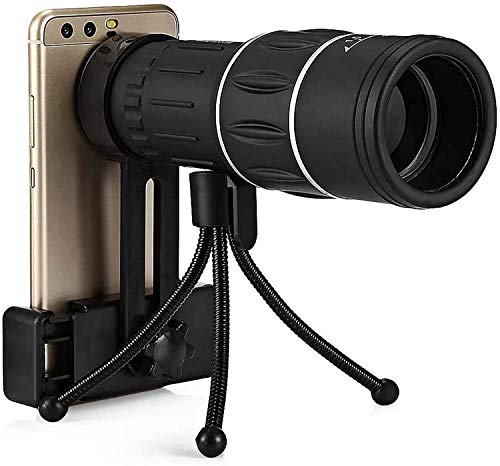 Monokular-Teleskop, 4K, 10–300 x 30 mm, Super-Telezoom-Monokular-Teleskop, wasserdichtes HD-Wandern mit Stativ und Clip-Teleskop