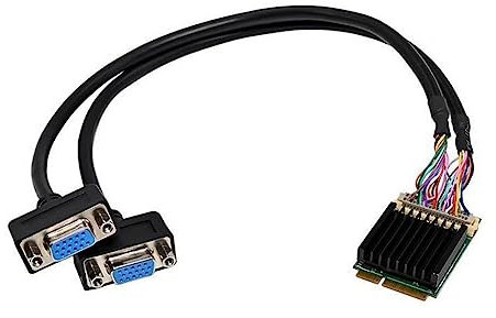 Reapyyt Mini Carte Graphique 2D Portable PCIE À Double Port VGA Embedded Image SM750