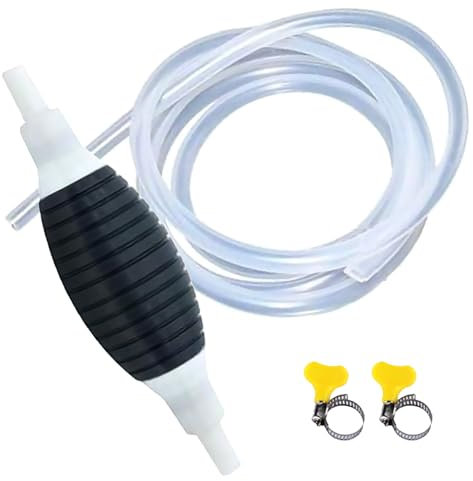 JJYHEHOT Pompe à main, pompe à carburant, pompe de transvasement portable, pompe d'aspiration, pompe à essence pour bidon, pompe à vide pour eau, essence, tuyau d'essence diesel