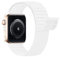 Lobnhot Nylon Sport Loop Compatibile con Apple Watch Cinturino 40mm 41mm 38mm 46mm 45mm 44mm 42mm Uomo Donna, Cinturino Sportivo Regolabile Sostituzione per iWatch Series 10 8 7 6 5 4 3 2 1 SE, Bianca