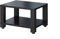 TV Rack HiFi Regal Audio Schrank Beistelltisch Plattenspieler Schallplattenständer Multifunktionales Ablageregal Stabiler Metallrahmen Einfach zu montieren für Wohnzimmer Büro.(Nero,60x48x37.5cm)