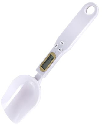 Bilancia Digitale, Misurino Elettronico da 0,1 G~500 G, Display LCD, Ingredienti Alimentari, Cucchiaio, Scala di Grammi, Design Sospeso