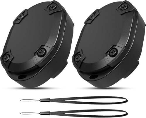 JTD Air Smart Tag Tracker, Bluetooth Localizzatore Chiavi: Compatibile con Apple Dov’è App (solo iOS, NON per Android), trova oggetti per gatti (Nero-2 PACK)