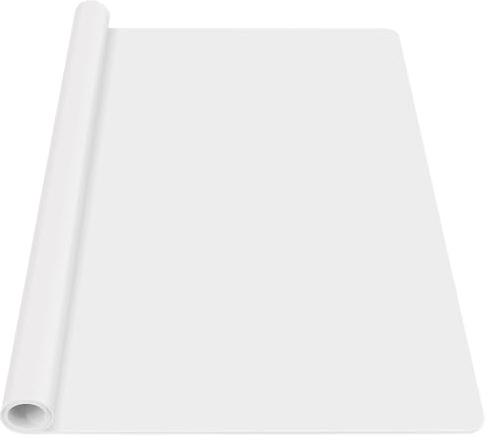 Luxeu Tapis en Silicone pour Résine Époxy, 70 * 50cm, Antidérapant et Antiadhésif, Tapis Silicone Reutilisable pour le Bricolage, la Peinture (Semi-Transparent)
