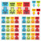 Sign Here Stickers - 500pcs Arrow Stickers, Adhesive Sign Here Tabs, Colorful Sign Post Flags for Documents, Notebooks, Home Office, School Supplies (4 Colors)