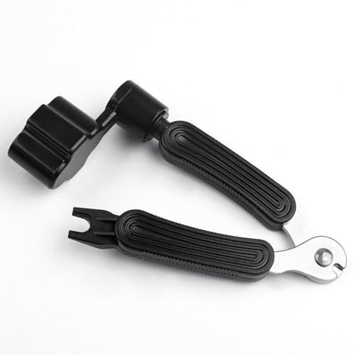 1PCS Guitar String Winder Cutter - 3-in-1 Guitar String Winder Tool - Guitar String Cutter - Bridge Pin Puller - Multifunctional Guitar Maintenance Tool - Compatible with Acoustic & Electric Guitars (