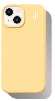 IDEAL OF SWEDEN Silicone Case MagSafe iPhone 13 / 14 / 15 / 16e, Soft Lemon