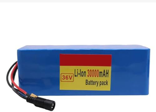 36V 30AH 10S4P Batteria Per Bicicletta Elettrica Batteria Per Scooter Elettrico Batteria Agli Ioni Di Litio Da 36V 10S4P Con BMS Integrato Con 42V 2A Caricabatterie 36V30AH,XT90