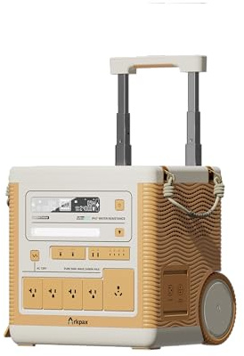 Ark PRO 2400W Powerstation 2300Wh LiFePO4, 1200W Solarladung, erweiterbar auf 25,3kWh, Reine Sinuswelle, 10ms USV, versorgt bis zu 13 Geräte – Ideal für Outdoor, Wohnmobil & Notstrom