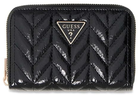 GUESS Geldbörse Cheryl SLG Zip Around Wallet Black schwarz