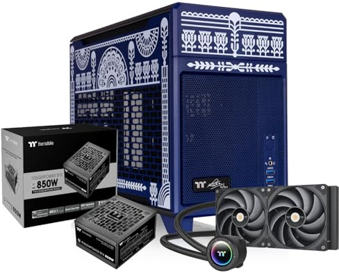 Thermaltake Bundle TR100 | Mini Tower | Super Compact | Limited Koralie Edition + TOUGHLIQUID 280 Pro | ARGB | All-In-One Liquid Cooler + Toughpower SFX 850W | ATX 3.1 | 80Plus Platinum