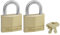Master Lock llave diferentes candado de latón con 1 – 9/16-inch de ancho cuerpo, 140T