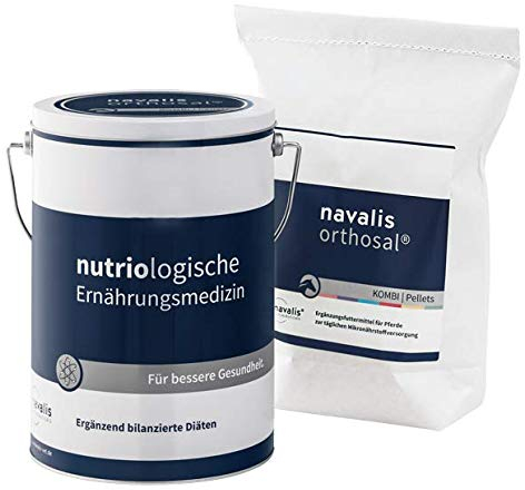 Navalis orthosal Kombi Horse | 2500 g | Ergänzungsfuttermittel für Pferde und Equiden | Kann eine ausgewogene Grundversorgung an Mineralstoffen und Vitaminen unterstützen