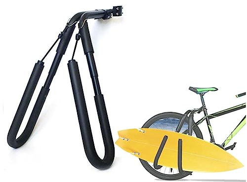 Surfbretthalter für Fahrräder, Surfbrett-Fahrradständer, Leichter Fahrrad-Surfbrettträger für Sport im Freien, Halterung zum sicheren Transport Ihres Surfbretts auf Ihrem Fahrrad, Zubehör für Surfbr
