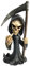 Nemesis Now Fear Cursing Sensenmann-Figur, Schwarz, 21,5 cm