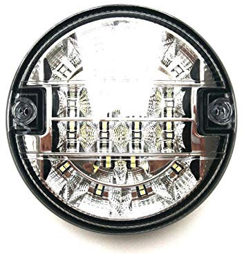 LED Rückfahrleuchte Rückfahrscheinwerfer Rund ø140 20 LED E4 für Anhänger LKW PKW