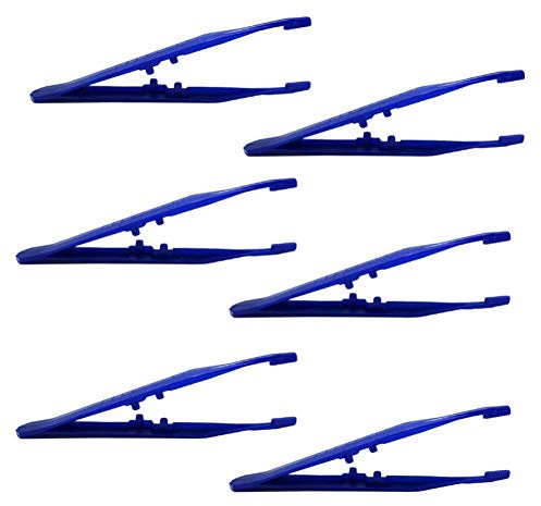 20pcs Brucelles À Usage Unique En Plastique Perles Médicales Petit Forceps Outils Pince À Épiler Pour Faire De L'artisanat