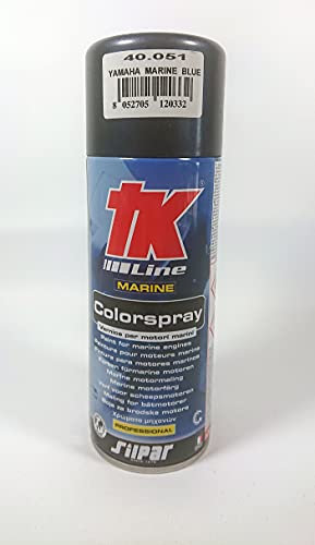 TK Line Colorspray Marine Engine Spray Paint Can 400ml - Yamaha Marine Blue
