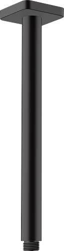 hansgrohe Deckenanschluss Vernis Shape, Deckenanschluss 30cm, Mattschwarz