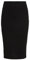 Vila Damen Viril Pencil Hw Knit Skirt - Noos Rock, Schwarz, XS EU