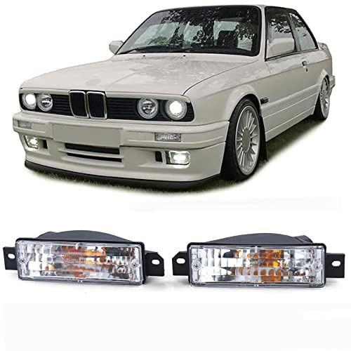 ARS Sport Blinkerleuchten vorne E30 2. Serie post-restyling M3 E30 weiß Kristall Front Blinker Weiß Repeater Richtungsanzeiger