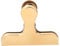 Zerodis Heavy Duty Binder Clip Large Metal Clip for Drawing Board Clip Vintage Retro Style Painting, Pictures, Photos Office Supplies(Golden T clip)