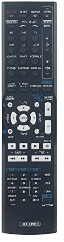 New AXD7586 Replaced Remote Control AXD7586 Receiver Remote Control Replacement fit for PIONEER AV Receiver Home Theater AXD7534 VSX-321-K-P VSX-1023-K VSX-94TXH AXD7586 Remote Controller