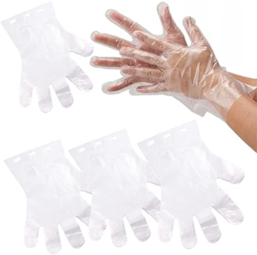 K&B Vertrieb Einweghandschuhe 600 Stück Einmalhandschuhe PE-Handschuhe Plastikhandschuhe Kunststoff 085