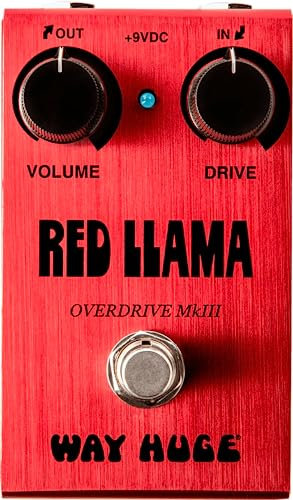 Way Huge - Red Llama Smalls - Overdrive - Rot - Stromversorgung: 9-V-Batterie, DC 9 V nicht enthalten