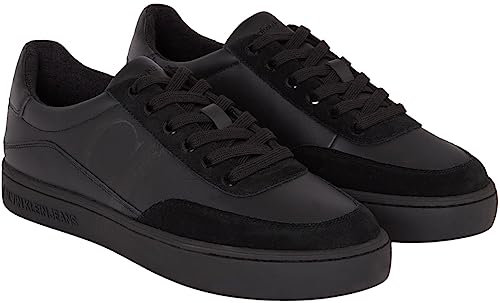 Calvin Klein Herren Klassische Bold Mono Cupsole Sneaker, 3 x Schwarz, 46 EU