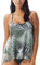 Wanderuhr Sexy Tankini-Rock-Badeanzug mit Print-Mesh-Nähten für Damen Herren Stylisch Modern Zweiteiliger Tankini-Badeanzug für Damen, gepolsterter, Verstellbarer Boxer mit Kordelzug