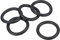 PATIKIL 25 Stück Dichtungsringe O-Ringe Gummidichtung 40mm AD 30mm ID 5mm Dicke Nitrilgummi Unterlegscheibe Dichtungssatz Gummischeiben für Auto Klimaanlage Wasserhahn Rohr Schwarz