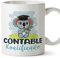 MUGFFINS Tazas para CONTABLE hombre - En Español - Koalificado/koalificada - 11 oz / 330 ml - Regalo original y divertido
