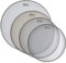 Rock Drum Head Set Adoro DP Classic Clear double ply clear 12-13-16 und 14SP coated Snare Fell