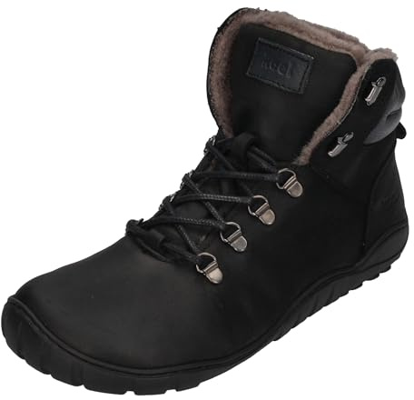 KOEL Santi Mens Barfuß Lammfell schwarz