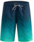 APTRO Herren Badehose Lang Badeshorts Schnelltrocknend Boardshorts Freizeit Short Geometrische Grün MK3309 3XL