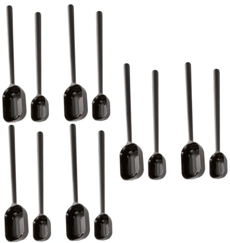 MILISTEN 12 Piezas vaso medidor de liquidos contenedor de almacenamiento de comida para perros vasos medidores de liquidos tazas medidoras anidadas café cuchara medidora cucharada bebé