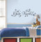 Gute Nacht! Sternen Wallsticker Kinderzimmer - Dekoratives Wandbild für Schlafzimmer | Magische Sterne & Beruhigender Text (45x125cm)
