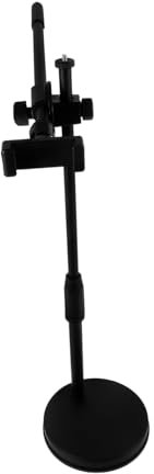 Homoyoyo Overhead Phone Mount Stand Adjustable Phone Clamp and Rotatable Head for Tabletop Filming and Live Streaming for Nail Art and Craft Recording